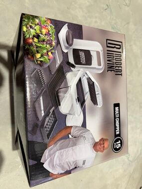 Robert Irvine Multi Chopper - White with Black Accents